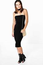 Boohoo Emilia Choker Bandeau Midi Dress