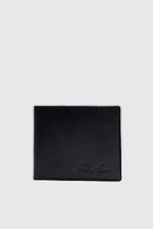 Boohoo Real Leather Wallet With Coin Pockets