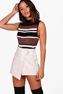 Boohoo Dianna Sleeveless Knitted Top
