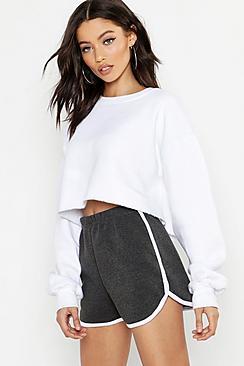 Boohoo Sweat Loopback Runner Shorts
