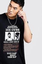 Boohoo Ice Cube Wanted Oversized T-shirt
