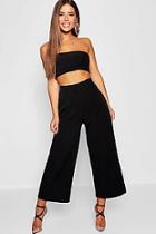 Boohoo Petite Woven Tailored Suit Culottes