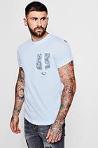 Boohoo Camo Pocket T-shirt With Taping
