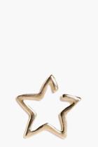 Boohoo Olivia Star Ear Cuff Gold