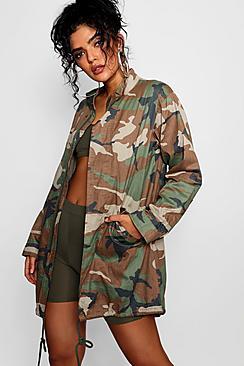 Boohoo Jasmine Camo Jacket