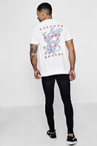 Boohoo Victory Snake Back Print T-shirt