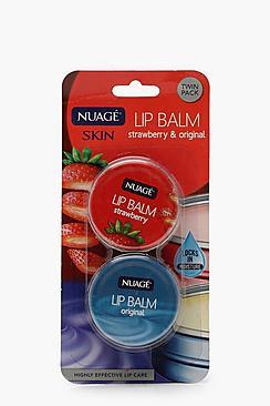 Boohoo 2 Pack Lip Balm - Original & Strawberry