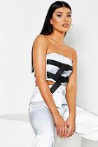 Boohoo Reflective Buckle Bandeau