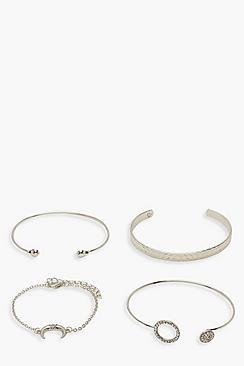 Boohoo Horn & Circle Bracelet Pack