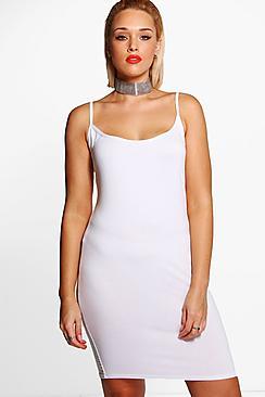 Boohoo Plus Neve Strappy Bodycon Dress