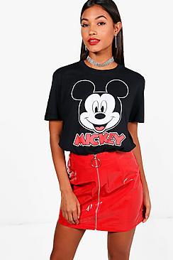 Boohoo Millie Disney Mickey Printed Tee