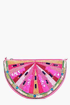 Boohoo Poppy Watermelon Fruit Cross Body Bag