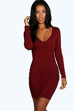 Boohoo Natalie Sweetheart Bodycon Dress