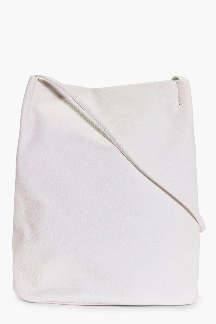 Boohoo Lois Simple Duffle Bag Nude
