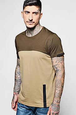 Boohoo Cut And Sew Tape Detail T-shirt