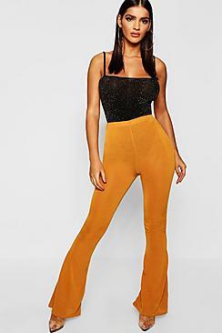 Boohoo Knitted Flare Pants