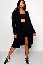 Boohoo Plus Libby Trench Duster Jacket