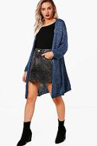 Boohoo Kelsie Lurex Knit Cardigan