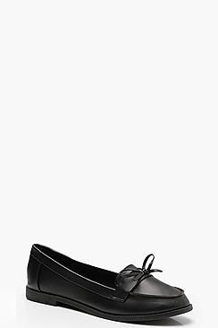 Boohoo Eliza Bow Loafers