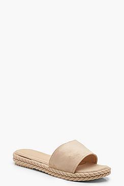 Boohoo Espadrille Sliders
