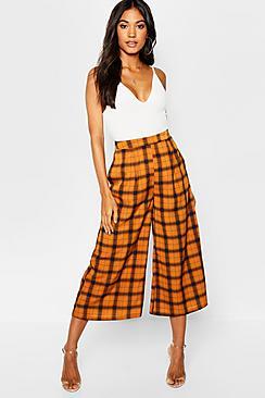 Boohoo Check Culotte