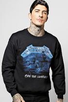Boohoo Oversized Metallica Sweatshirt