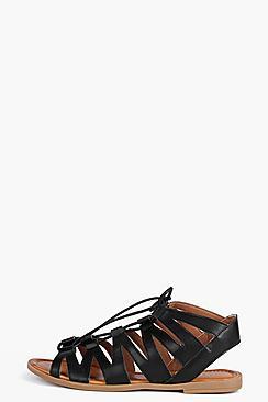 Boohoo Georgia Lace Up Gladiator Sandal