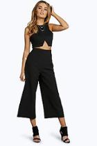 Boohoo Martha Ankle Length Tailored Culottes