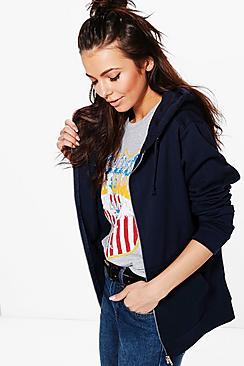 Boohoo Tasha Zip Through Hoody