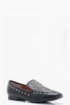 Boohoo Evie Multi Stud Loafer
