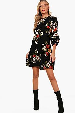 Boohoo Hayley Floral Shift Dress