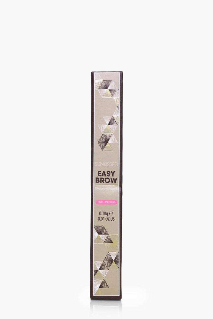 Boohoo Medium-fair Brow Pencil & Brush Kit Multi