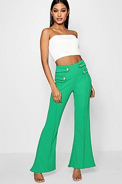 Boohoo Button Detail Trouser