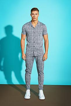 Boohoo Check Skinny Fit Jogger