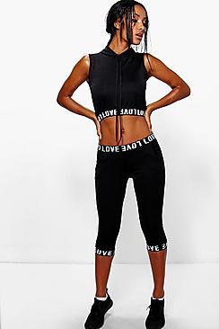 Boohoo Scarlett Love Hoody & Jogger Set
