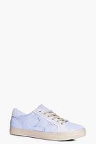 Boohoo Phoebe Lace Up Star Contrast Trainer