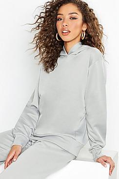 Boohoo Basic Overhead Sweater Hooded