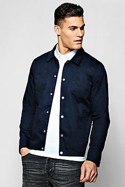 Boohoo Cord Collar Twill Harrington