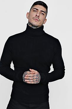 Boohoo Roll Neck Knitted Jumper