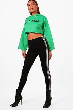 Boohoo Jasmine Sports Stripe Side Leggings