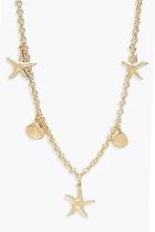 Boohoo Seashell Charm Necklace