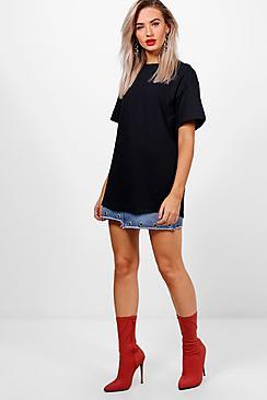 Boohoo Rebecca Basic Oversized Tee