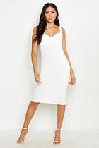 Boohoo Tall Bust Detail Midi Dress