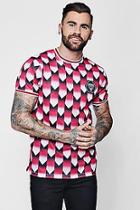 Boohoo Retro Printed Football Shirt