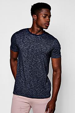 Boohoo Space Dye T-shirt