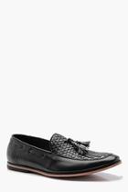 Boohoo Weave Vamp Pu Tassel Loafer