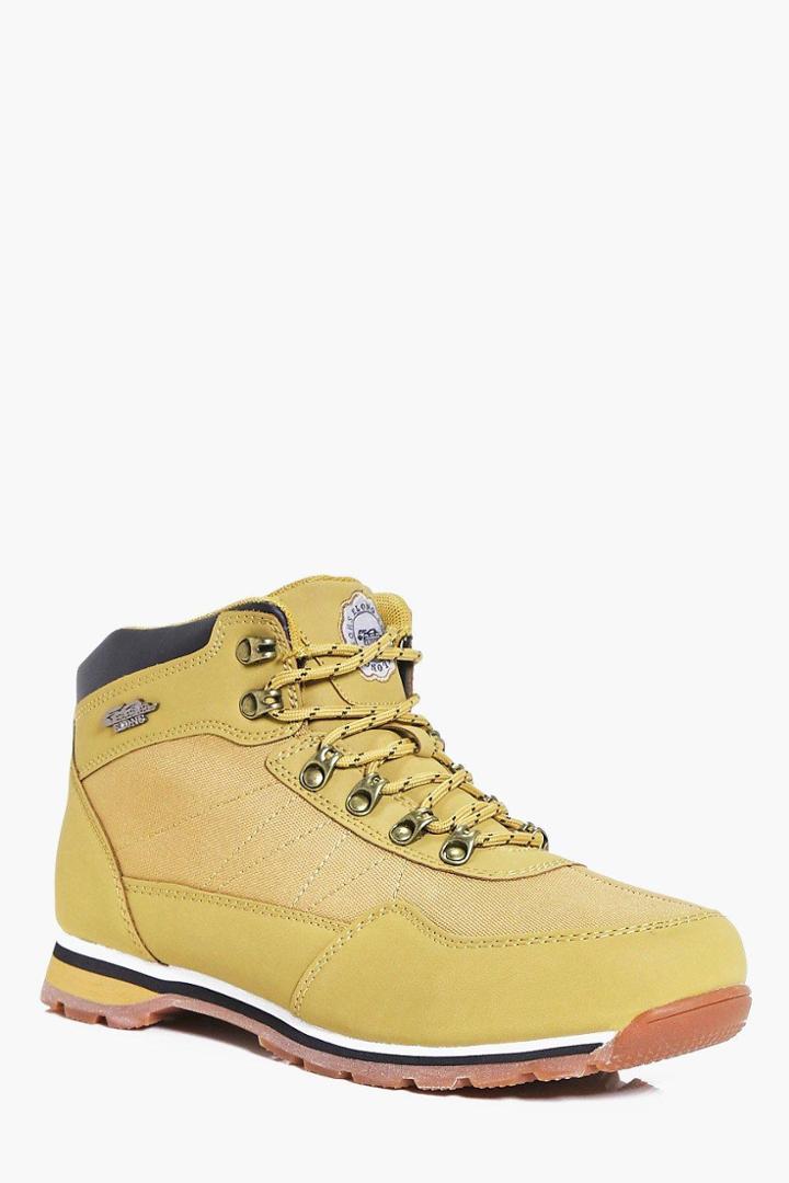 Boohoo Worker Boots Camel