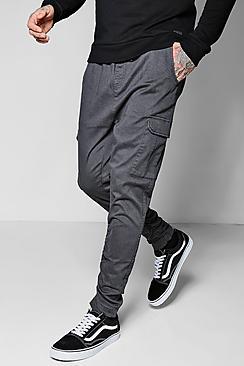 Boohoo Ruched Peached Cargo Trouser