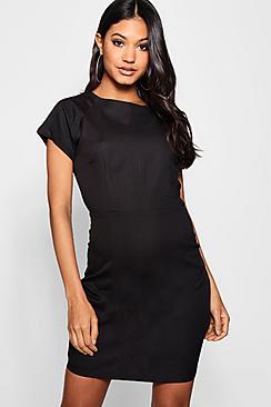 Boohoo Jasmine Tailored Woven Dress