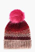 Boohoo Multi-coloured Faux Fur Beanie